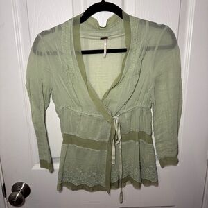 Free People Y2K Wrap Top